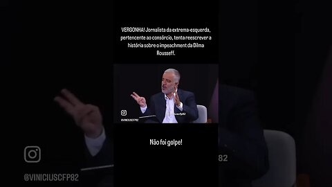 VERGONHA! Jornalista da extrema-esquerda, pertencente ao consórcio, tenta reescrever a história