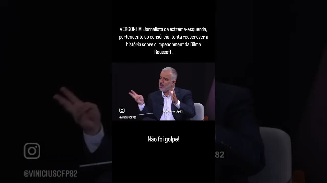 VERGONHA! Jornalista da extrema-esquerda, pertencente ao consórcio, tenta reescrever a história
