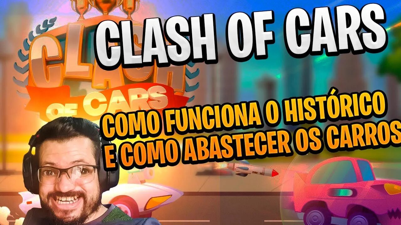 Clash Of Cars - Como fazer o Refuel Abastecer e Como funciona o Histórico de corridas e Claim ?