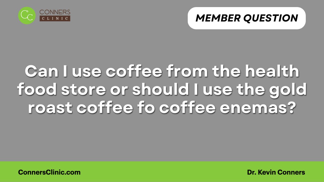 Can I use coffee from the health food store?