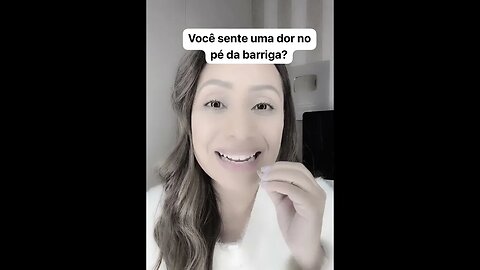 Dor no pé da barriga na gravidez