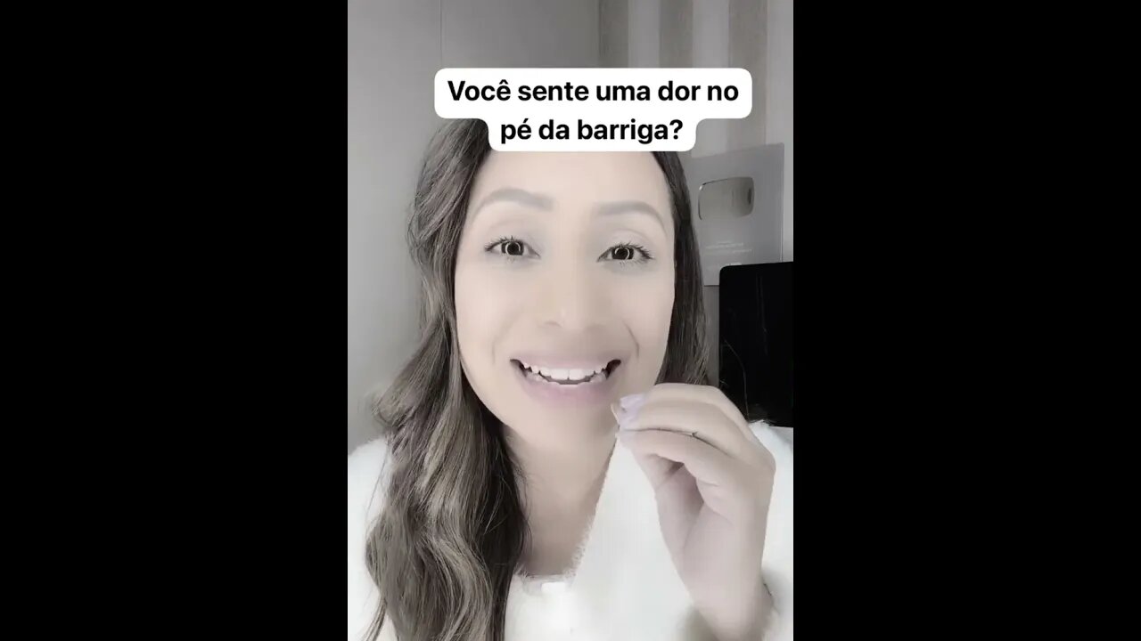 Dor no pé da barriga na gravidez