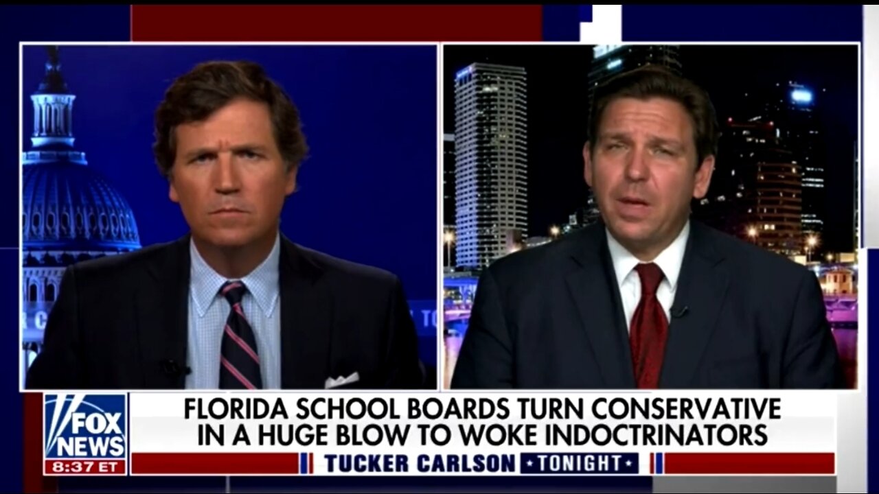 Gov DeSantis On Florida Turning Several School Districts Red