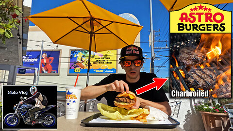 Trying a Charbroiled Burger in Hollywood (Astro Burger)