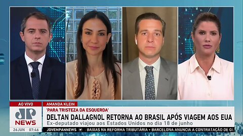 Deltan Dallagnol retorna ao Brasil: “Para a tristeza da esquerda”; Beraldo e Amanda Klein analisam