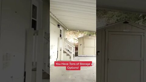 Great Mobile Home Storage Options!