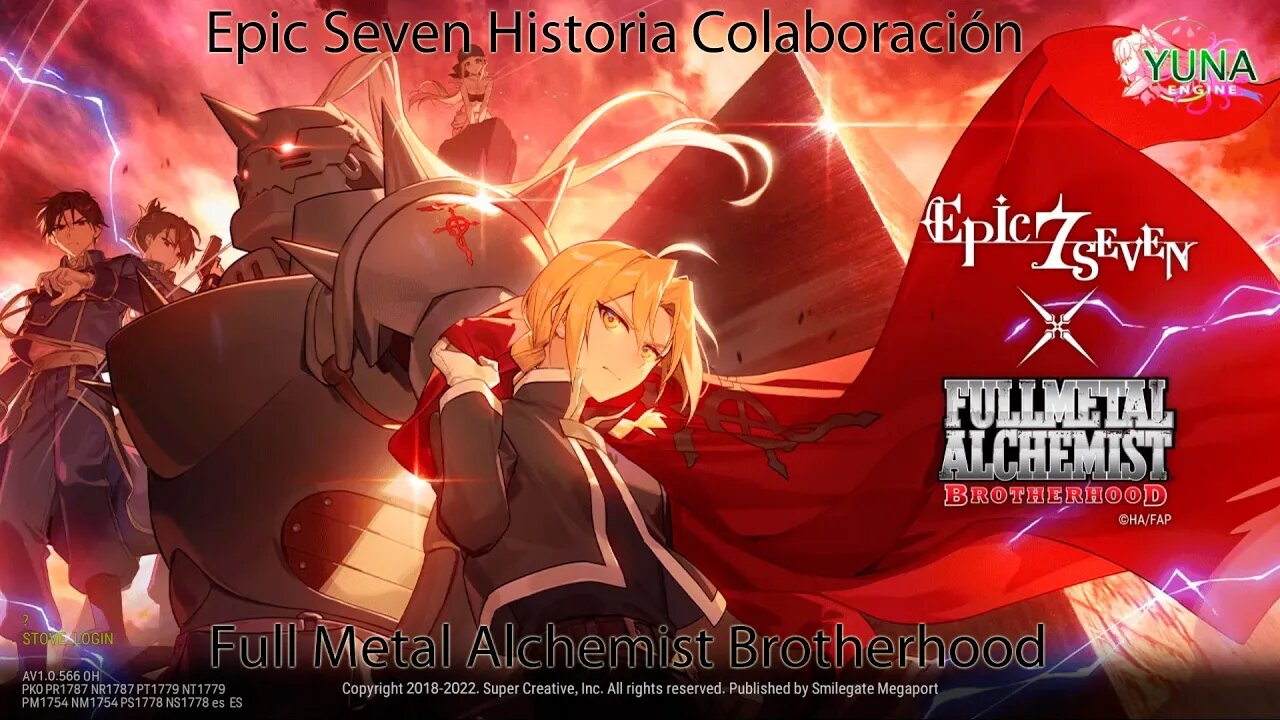 Epic Seven Historia Colaboracion Parte 1 Full Metal Alchemist Brotherhood (Sin gameplay)