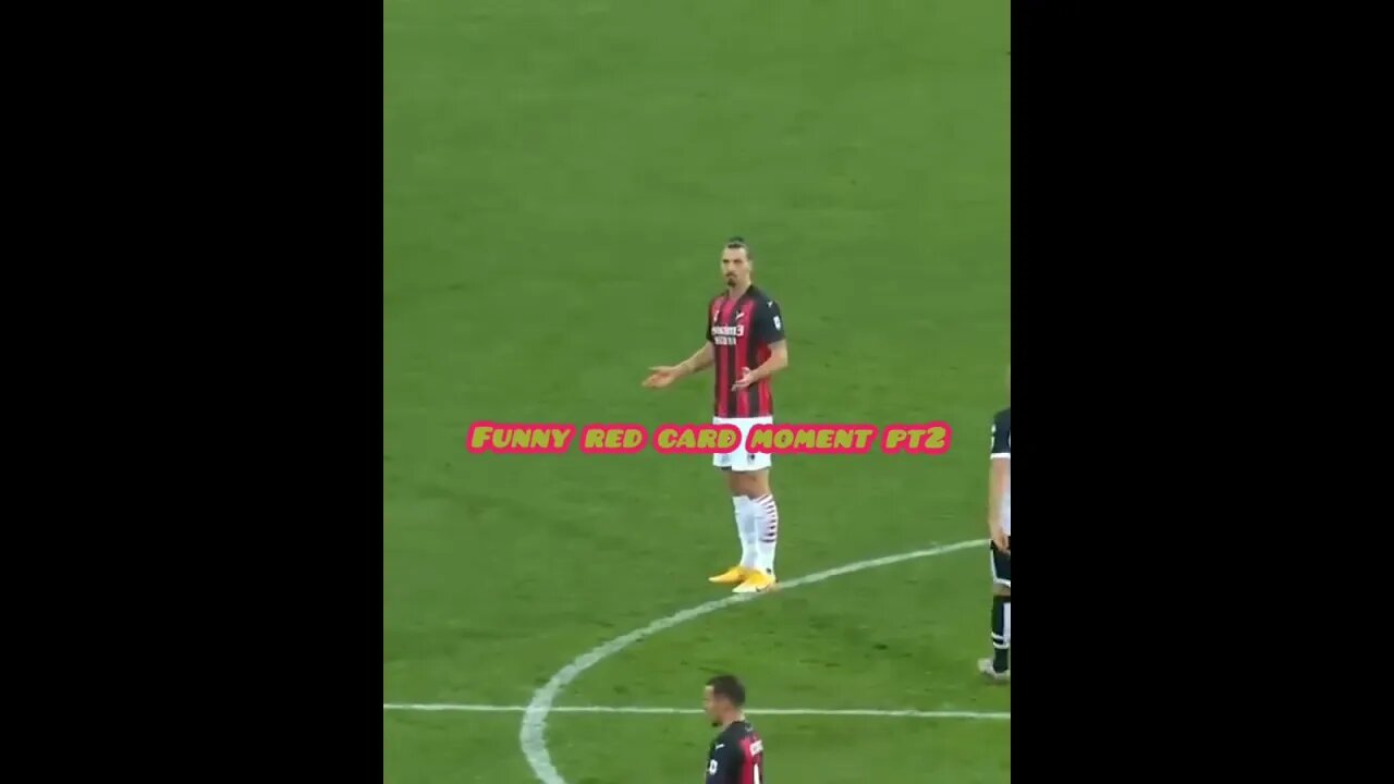 Funny red card moment part 13#redcard #football #moments #shorts