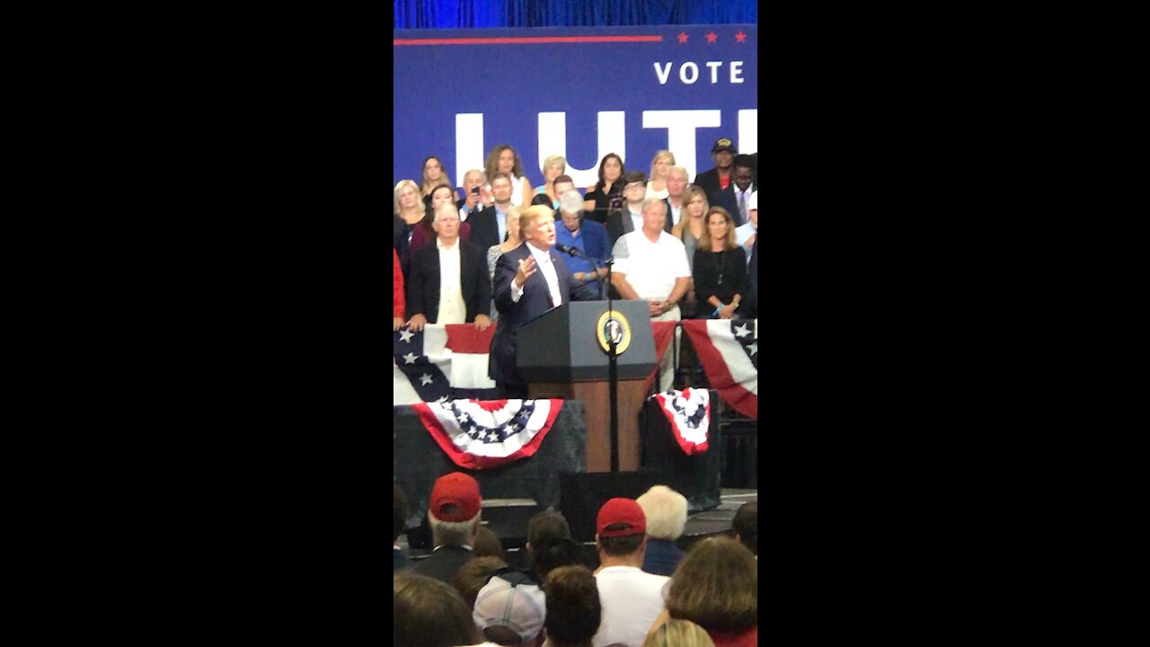 Donald Trump in Huntsville Alabama￼