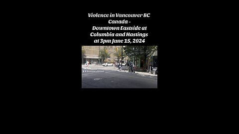 Vancouver BC Canada Street Fight
