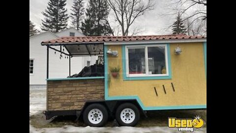 Slightly Used 2019 - 6' x 10' Mobile Kitchen Food Trailer with Porch for Sale in Maine