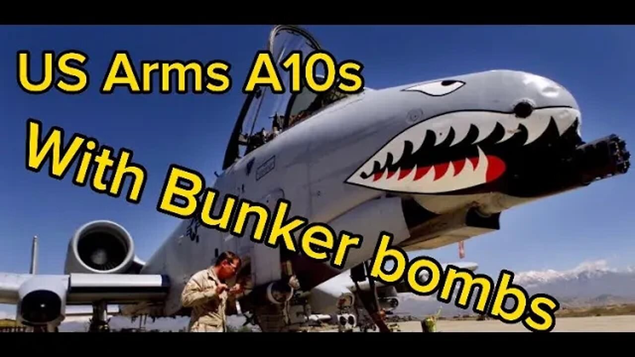 A-10 Warthogs with bunker buster bombs and lots more...