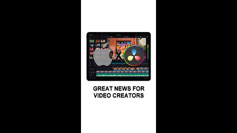 Davinci Resolve For IPAD?! 🤯👍 (GAME CHANGING)