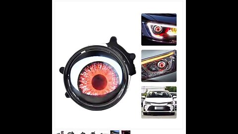 3-inch Car Motorcycle LED Demon Eye Light Modification