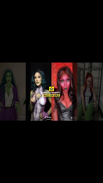 Rate the Girls: Best She-Hulk Attorney at Law TikTok Cosplay Snap Contest #2 💪👧💚 #shorts