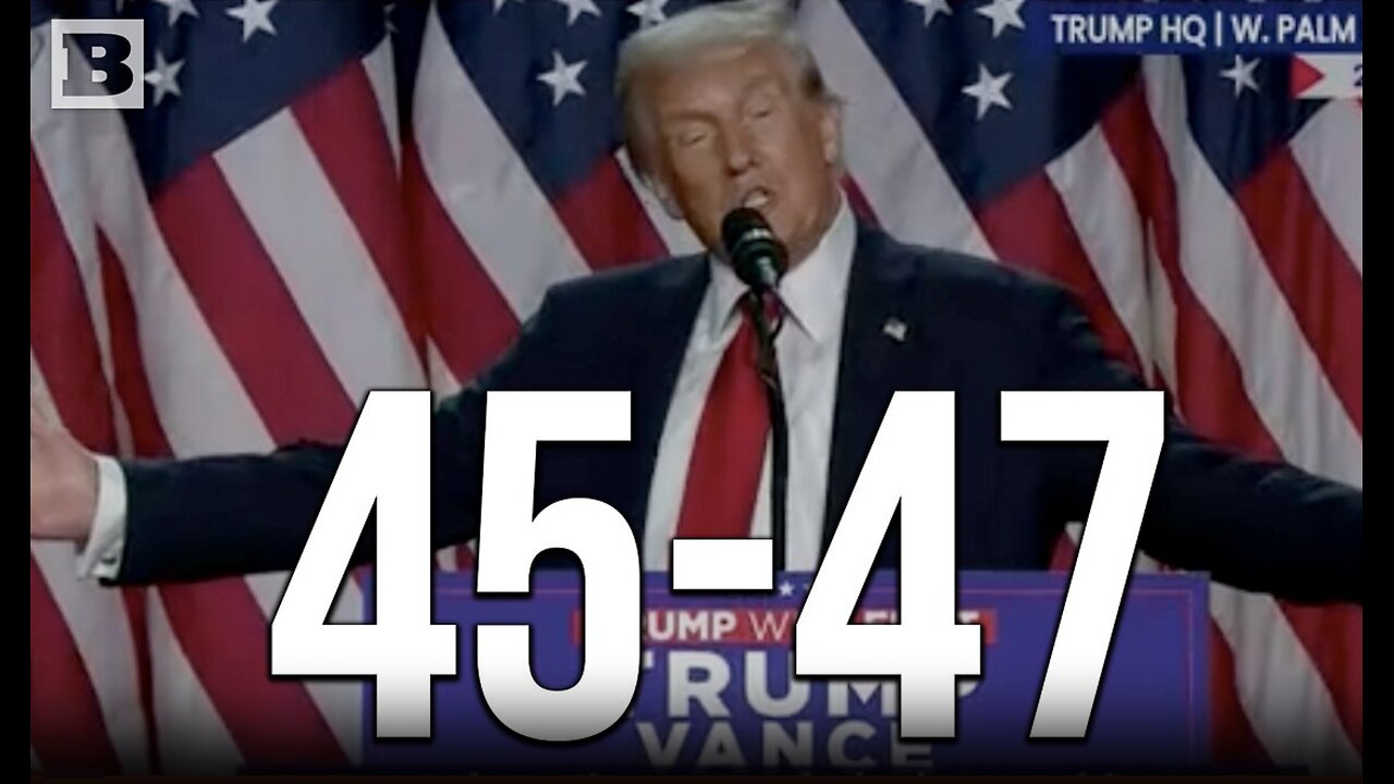 Donald Trump Thanks America After Being Projected to Become 47th President of the United States