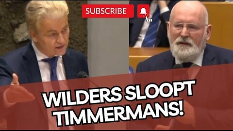 Wilders SLOOPT Timmermans volledig en krijgt applaus!