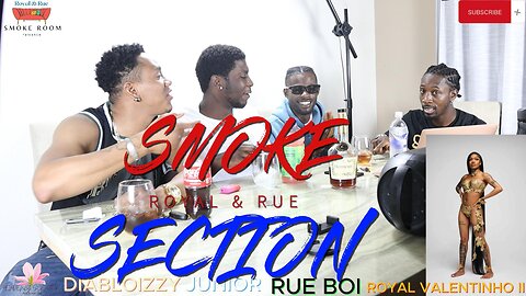 A smoke room Section With the Bro's, and some females want 100k engagement ring. SMH