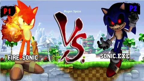 Fire Sonic & Sonic all forms & Seelkadoom VS Sonic exe & Sonic TP & Metal Sonic I Sonic Mugen