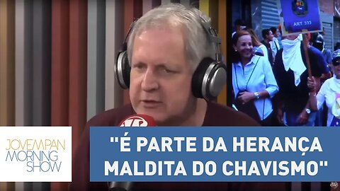 Nunes: "Isso é parte da herança maldita do Chavismo (Hugo Chávez)", sobre situação na Venezuela