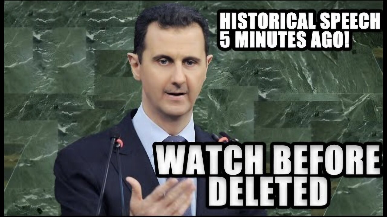 Syria's Emergency Historical Speech STUNS UN General Assembly!