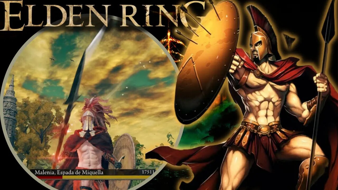 LEONIDAS O REI ESPARTANO É MAIS UMA BUILD INCRÍVEL EM ELDEN RING! 👑