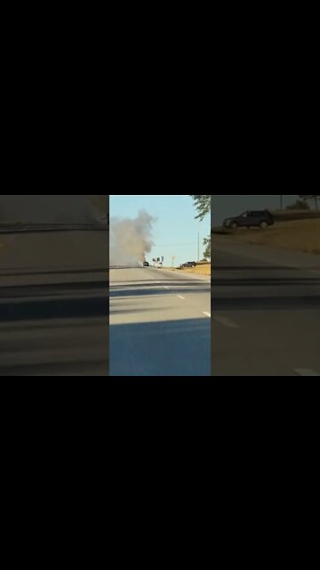 Seale, Alabama Burning Vehicle on Highway 431 South
