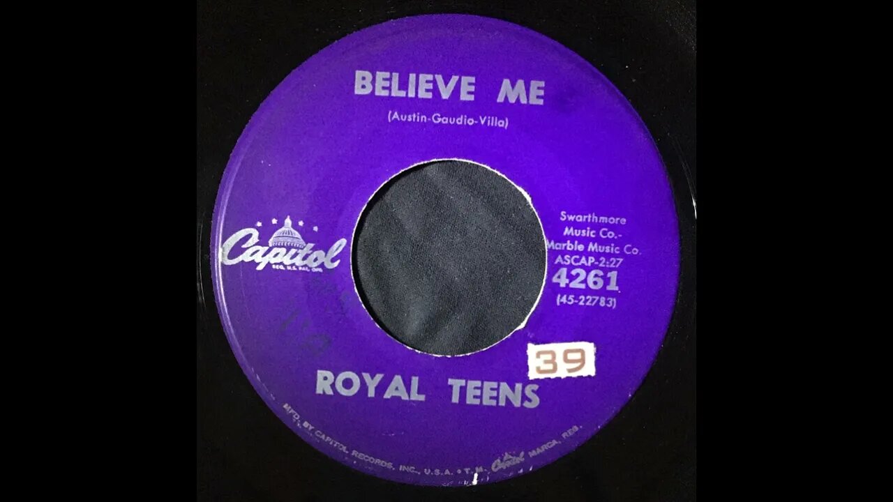 Royal Teens – Believe Me