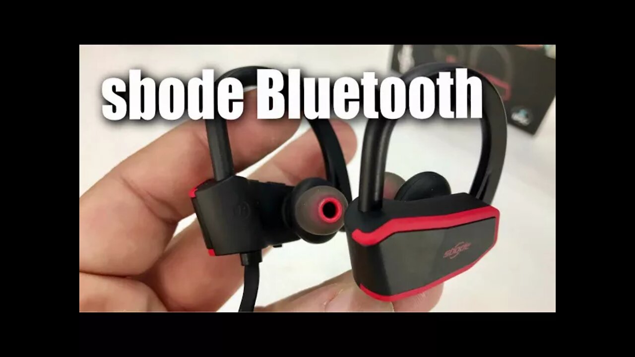 Sbode Bluetooth Wireless Sports Earphones Headphones Earbuds Review