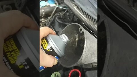 is this the way Dale did it? brake fluid in a vw beetle #worksmartnothard