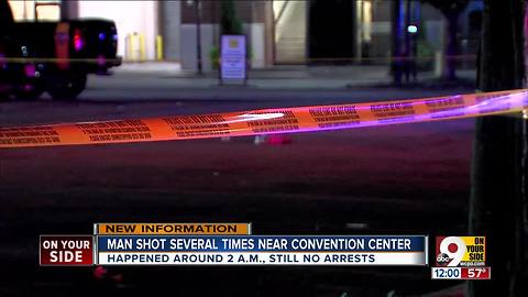 PD: Man shot near convention center overnight