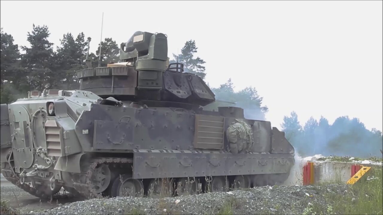 Bradley Fighting Vehicle Gunnery during Combined Resolve II