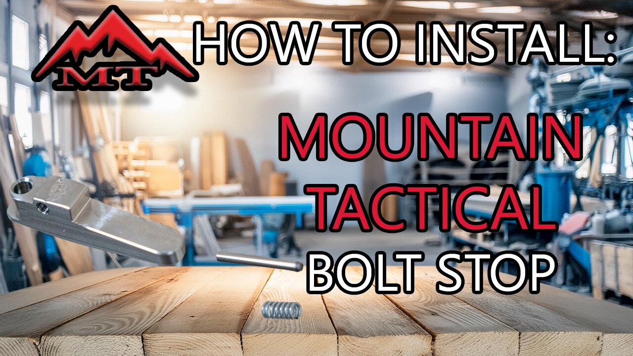 How to Install a Mountain Tactical Tikka T3/T3x Bolt Stop