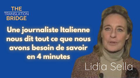 Une journaliste Italienne nous dit tout ce que nous avons besoin de savoir en 4 minutes