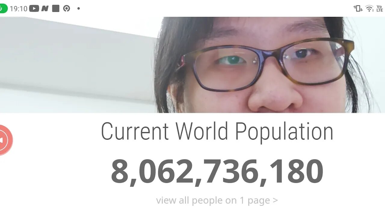 EARTH POPULATION 25 SEPTEMBER: 8.062.736.180