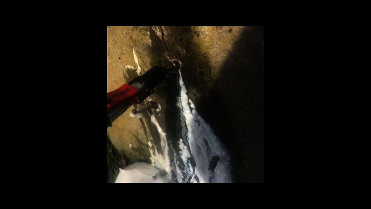 leaking concrete water tank repair process - this video shows how to repair leaking tanks.