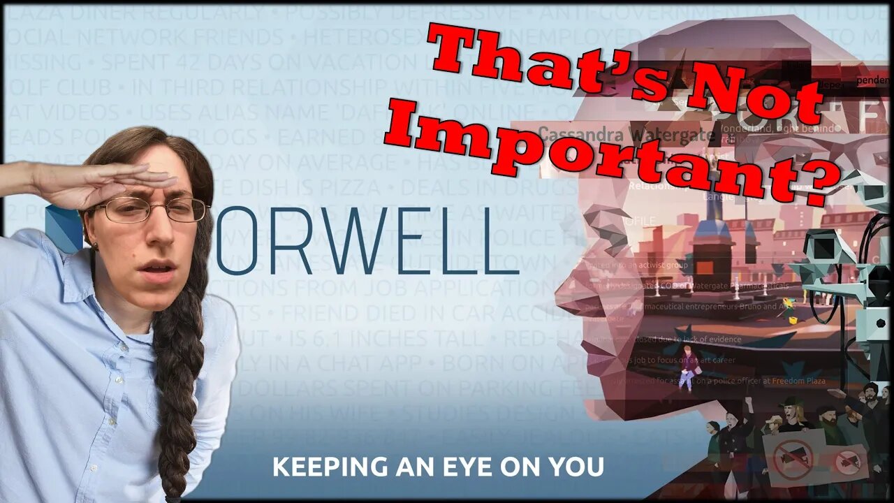 Orwell Keeping an Eye on You Gamey Review First Impression