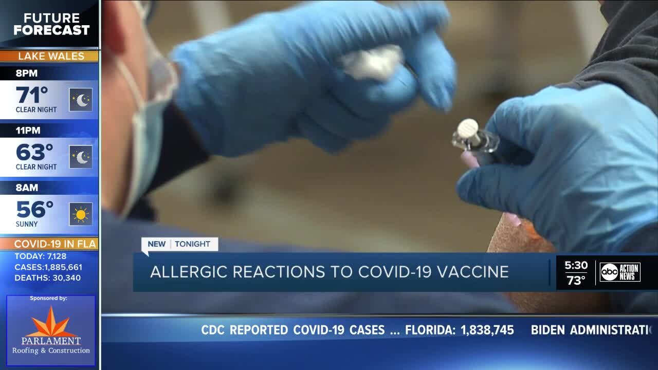 Vaccine allergies are an issue but experts say its not common