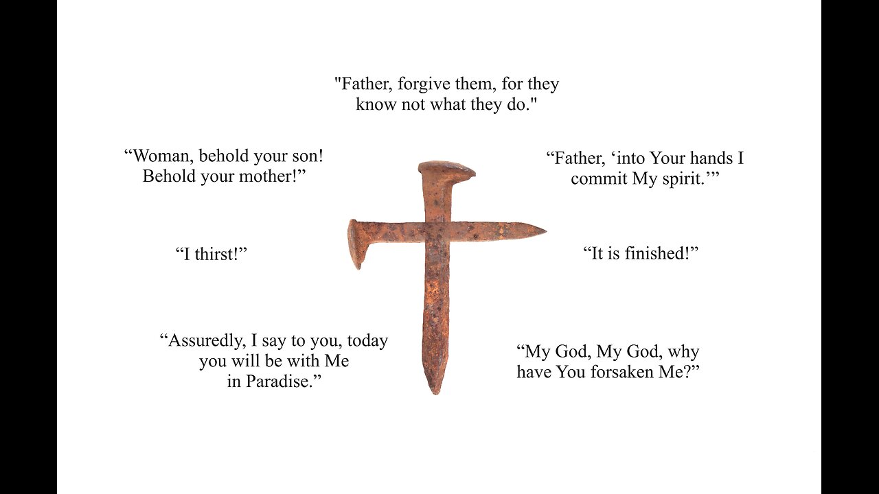 "Why Have You Forsaken Me?" (Mark 15:34; Psalm 22) The Last Words of Jesus