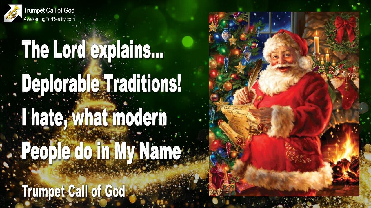 Dec 15, 2010 🎺 Deplorable Traditions... I hate, what modern People do in My Name