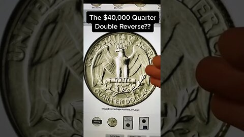 $40,000 TWO TAILED QUARTER - TOP ERROR