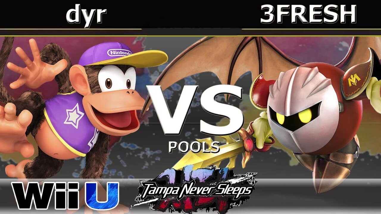 MVG|dyr (Diddy) vs. 3Fresh Lade (Cloud & Meta Knight) - Wii U Pools - TNS7