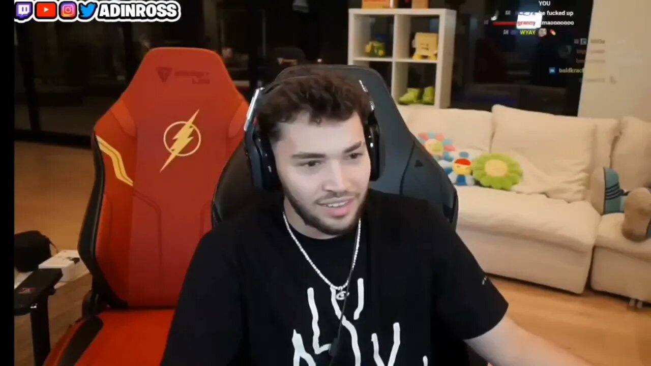 xQc pulls up on Adin Ross live #shorts