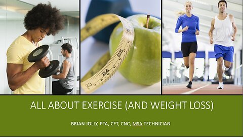 All About Excercise and Weight-loss