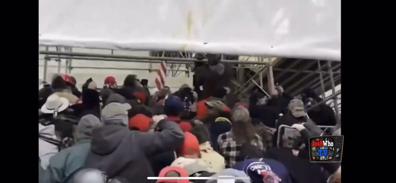 Real RAW Jan 6 Footage! Tucker insight! Credit: JoshWhoLive
