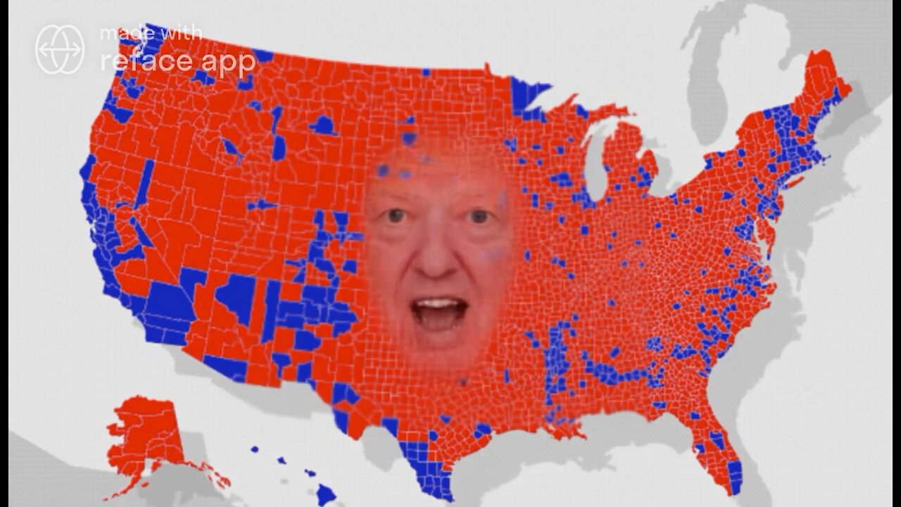 The Ultimate Donald Trump County Map Meme!