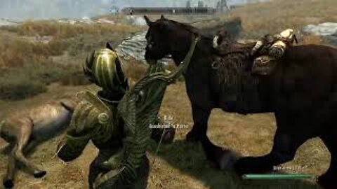 Skyrim Just another day in the life of an elf