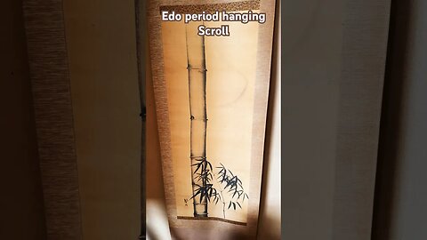 #edo #period #hanging #scroll