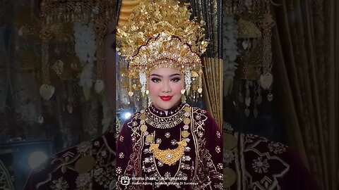 Cantik ! Pengantin Pakaian Adat Palembang - Sumatera Selatan -indonesia #shortvideo #shorts #short