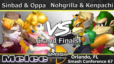 Sinbad & Oppa vs. Nohgrilla & Kenpachi - Melee Doubles Grand Finals - SC:67